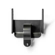 Load image into Gallery viewer, Black powder-coated universal air pumper bracket