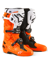 Load image into Gallery viewer, ALPINESTARS - TECH 10 ENDURO BOOTS ORANGE FLUO/BLACK/WHITE 7 - 2010025-4512-7