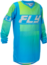 Load image into Gallery viewer, FLY RACING - YOUTH F-16 JERSEY BLUE/HI-VIS YM - 379-223YM