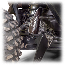 Load image into Gallery viewer, Rear aluminum shock guard set for Maverick R / X3, bold design, stainless hardware, ready to powder-coat