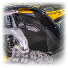 Load image into Gallery viewer, Front aluminum rock guard for Maverick R installed