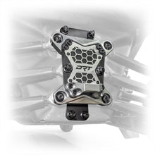 Load image into Gallery viewer, DRT Can-Am Maverick X3 2017+ Billet Aluminum 3-PC Radius Rod Plate Kit Front view
