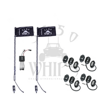Load image into Gallery viewer, 187 Whips and Rock Light Combo Kit