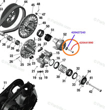 Load image into Gallery viewer, BRP Can Am X3 Titanium Secondary Bolt & Collared Washer Replaces OEM # 420441990 & 420427243 - RPM SXS