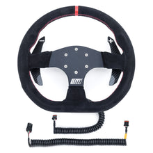 Load image into Gallery viewer, EVP.MOde steering wheel with rotating carbon fiber paddles and SFI quick-release hub adapter for Can-Am Maverick R