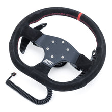 Load image into Gallery viewer, EVP.MOde Race Steering Wheel with Carbon Fiber Paddles and Quick-Release Hub Adapter Kit for Can-Am Maverick R