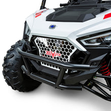 Load image into Gallery viewer, White anodized EVP grille with Indy Red or Black backing plate for Polaris RZR 200