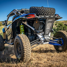 Load image into Gallery viewer, DRT Can Am Maverick X3 2017+ Dual Sheer Radius Rod Plate Full rear view on a field