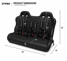 Load image into Gallery viewer, Wolverine RMAX 4 Compact Rear Bench Seat (2025+)