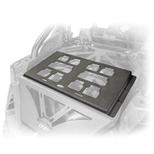 Load image into Gallery viewer, Polaris RZR Packout mount metal bracket mounted on tire carrier