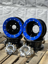 Load image into Gallery viewer, ALBA RACING RZR 200 BEADLOCK ALUMINUM 10X5 WHEELS + 2" BILLET SPACERS