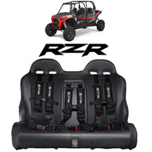 Load image into Gallery viewer, Rear Bench Seat W Harnesses for RZR 4 1000/900 (2014-2023)