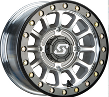 Load image into Gallery viewer, Sedona Sano Beadlock UTV Wheel Satin Black And Cast Machined 14in 15in