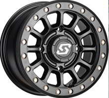 Load image into Gallery viewer, Sedona Sano Beadlock UTV Wheel Satin Black And Cast Machined 14in 15in
