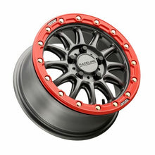 Load image into Gallery viewer, RACELINE - ALPHA BDLK 15X7 5/4.5 (+25MM) GUNMETAL/RED - A14GR-57012+25