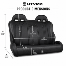 Load image into Gallery viewer, Commander Max Rear Bench Seat (2021+) W Harnesses