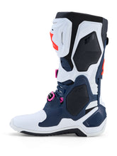 Load image into Gallery viewer, ALPINESTARS - TECH 10 SUPERVENTED BOOTS DRK BLUE/WHT/BLK FUXIA 12 - 2010520-7337- 12