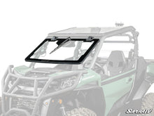 Load image into Gallery viewer, SuperATV - Can-Am Commander MaxDrive Power Flip Glass Windshield - With Wiper