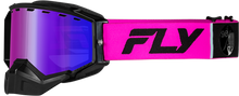Load image into Gallery viewer, FLY RACING - ZONE ELITE SNW GOGGLE PINK/BLK W/PLRZD ROSE LENS - 37-4106