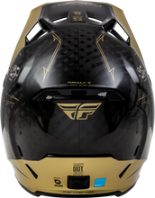 Load image into Gallery viewer, FLY RACING - YOUTH FORMULA S CARBON LEGACY HELMET BLACK/GOLD YL - 73-4446YL