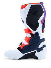Load image into Gallery viewer, ALPINESTARS - TECH 7 BOOTS PRPL/WHT/DK BLUE/RED FLUO 7 - 2012025-3192-7