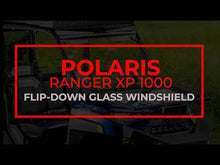 Load image into Gallery viewer, SuperATV - Polaris Ranger XP 1000 Flip Down Glass Windshield