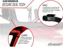 Load image into Gallery viewer, KAWASAKI TERYX KRX 1000 GLASS WINDSHIELD