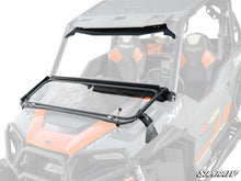 Load image into Gallery viewer, SuperATV - Polaris General 1000 Flip-Down Glass Windshield