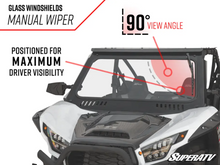 Load image into Gallery viewer, KAWASAKI TERYX KRX 1000 GLASS WINDSHIELD