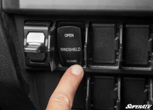 Load image into Gallery viewer, POLARIS RZR PRO R POWER FLIP WINDSHIELD