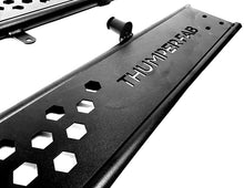 Load image into Gallery viewer, 2018+ Polaris Ranger Crew Big Nerf Rail Set DS/PS Black Thumper Fab