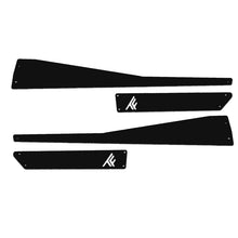 Load image into Gallery viewer, Front Set Polaris Ranger Half Door Accent Panels Black Boxed Thumper Fab