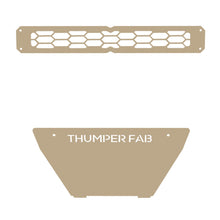Load image into Gallery viewer, Audio Roof Accent Panel Set Ranger Mid-Size Front Winch Bumper Military Tan Thumper Fab