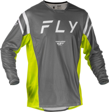 Load image into Gallery viewer, FLY RACING - KINETIC MESH CENTER JERSEY GREY/WHITE/HI-VIS MD - 379-314M
