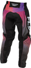 Load image into Gallery viewer, FLY RACING - YOUTH F-16 PANTS BLACK/RED/PURPLE SZ 26 - 379-23126

