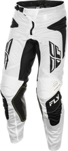 Load image into Gallery viewer, FLY RACING - KINETIC MESH SYM PANTS WHITE/BLACK SZ 30 - 379-32030
