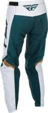 Load image into Gallery viewer, FLY RACING - WOMEN'S F-16 PANTS TEAL/WHITE/GOLD SZ 00/02 - 379-83200

