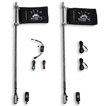 Load image into Gallery viewer, 187 Platinum LED Whips – Pair
