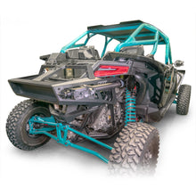Load image into Gallery viewer, DRT Polaris Pro R Desert Runner Fixed Tire Carrier AGM Electric Jack Holder Kit

