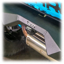 Load image into Gallery viewer, Close up of adjustable bracket for relocating a Polaris rear camera
