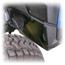 Load image into Gallery viewer, Installed view of inner fender shields on a Polaris adventure UTV
