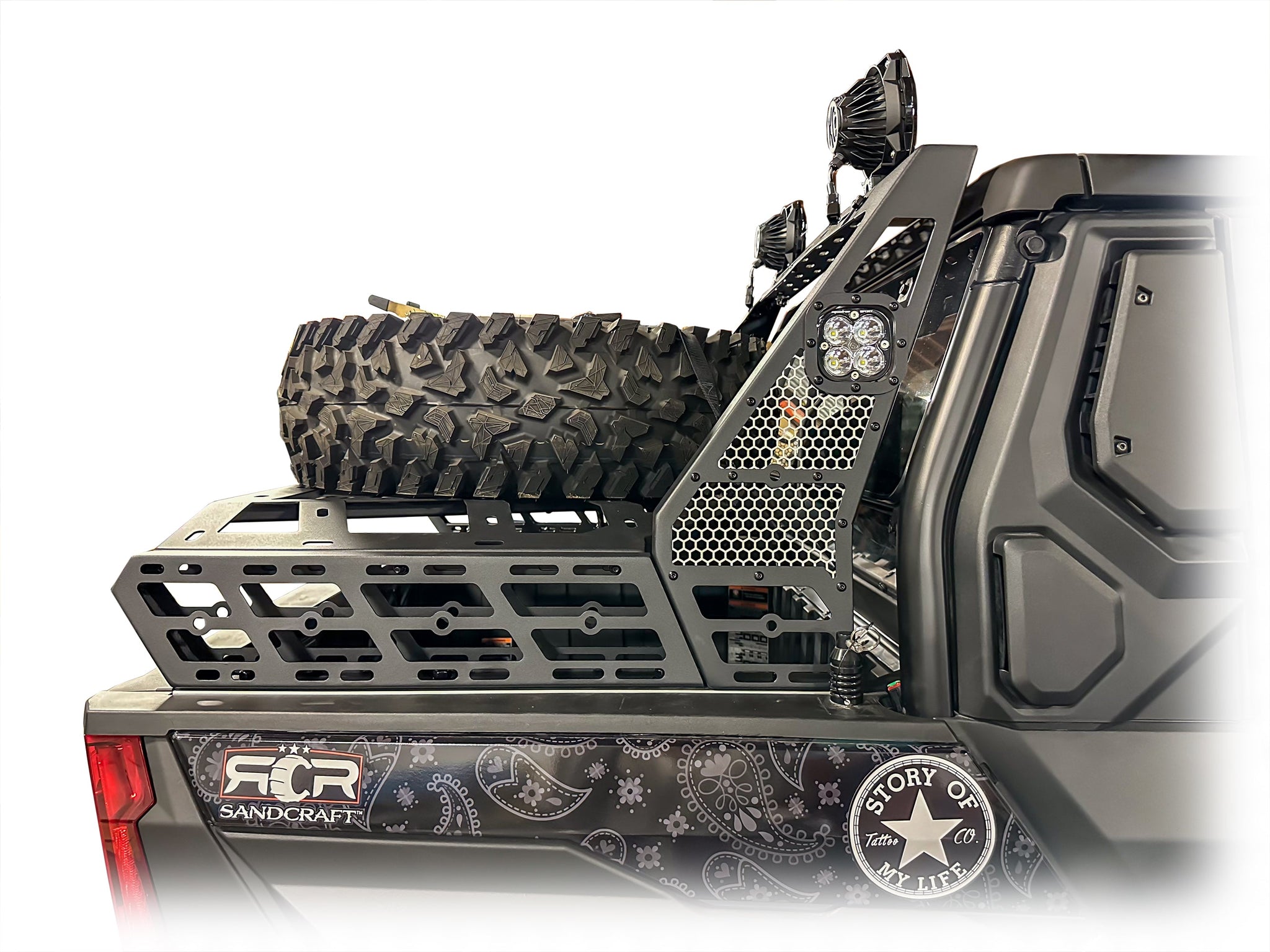 Chase Rack / Tire Carrier System – Warpath Customs