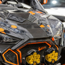 Load image into Gallery viewer, RPM Polaris Pro Nose cone Carbon Fiber Installed on Vehicle
