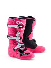 Load image into Gallery viewer, ALPINESTARS - TECH 7S BOOTS PINK FLUO/BLK/WHT 5 - 2015017-3187-5

