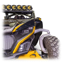 Load image into Gallery viewer, Extended coverage front fender kit for Can-Am Maverick R to deflect mud, rocks, sand
