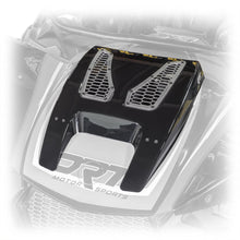 Load image into Gallery viewer, DRT hood scoop featuring expanded hex mesh vents for heat dissipation on Can-Am R

