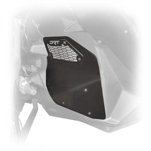 Load image into Gallery viewer, Front fender area coverage illustrated with aluminum guard
