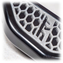 Load image into Gallery viewer, DRT Can Am Maverick R Steering Wheel Adjustment Lever Brand in handle close up
