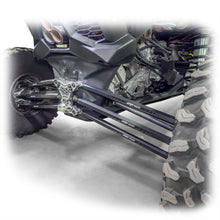 Load image into Gallery viewer, DRT Can-Am Maverick X3 2017+ Billet Aluminum 3-PC Radius Rod Plate Kit Full rear view
