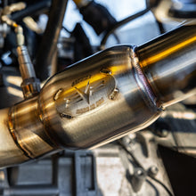 Load image into Gallery viewer, EVP Racing Shocker Electric Side-Dump Down Pipe with Bullet Muffler for Can-Am Maverick R
